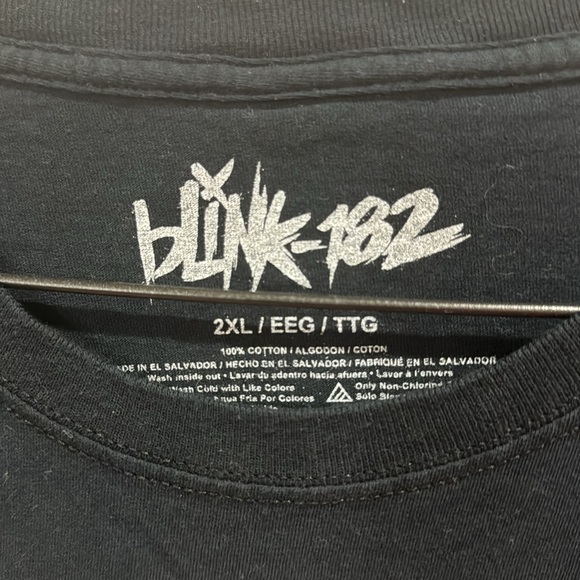 BLINK 182 BAND TEE MENS GRAPHIC TEE XXL - Picture 3 of 4
